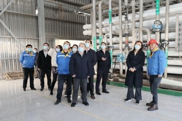 2022年12月15日，时任浙江省发展改革委党组成员、副主任吴红梅莅临CA88纸业调研企业用能、节能工作