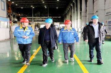 2024年 1月30日，浙江省经信厅机关党委二级巡视员孙自强莅临CA88纸业开展岁末年初安全生产督导